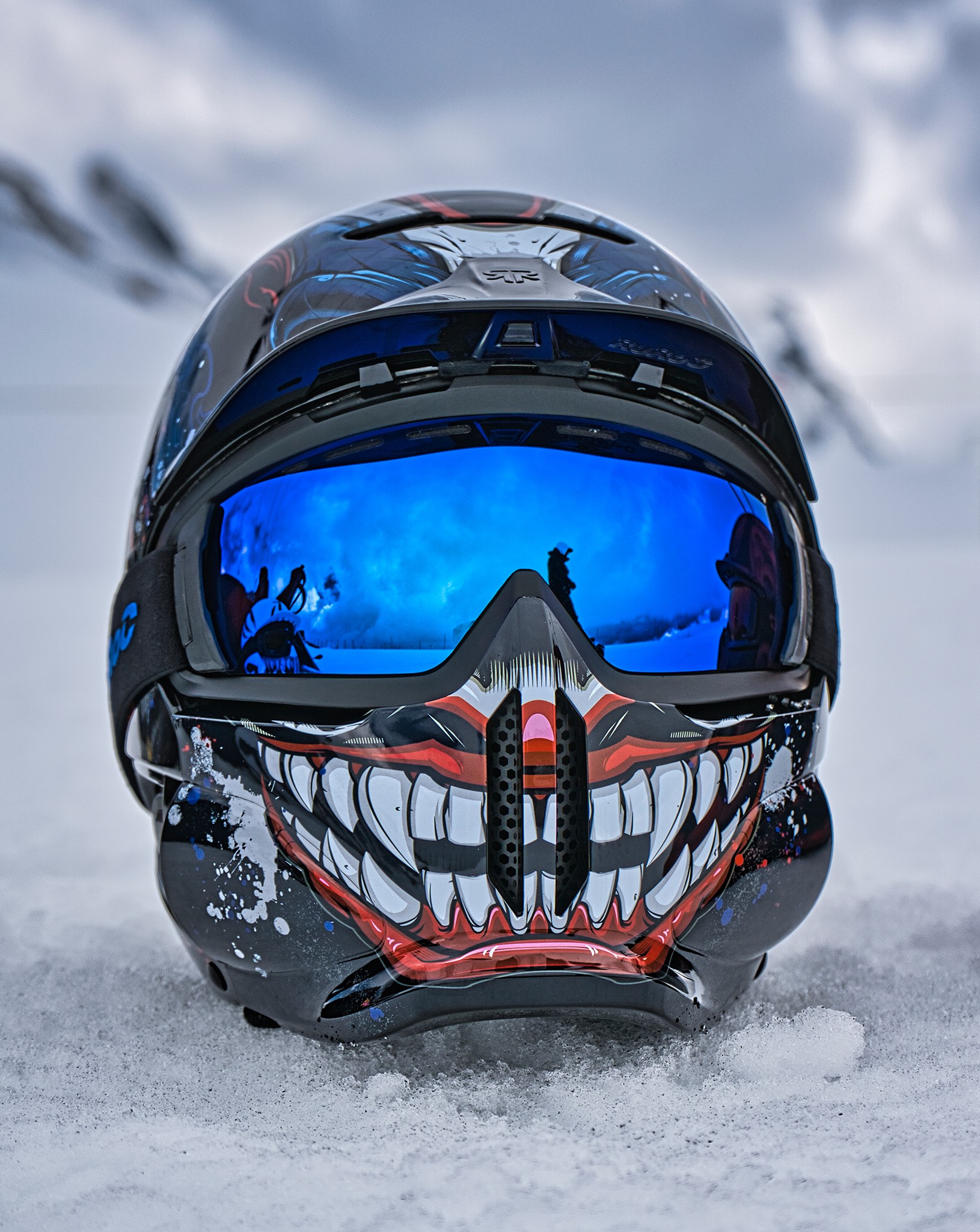 My playground 😍 The RG1-DX Chrome Ski and Snowboarding helmet