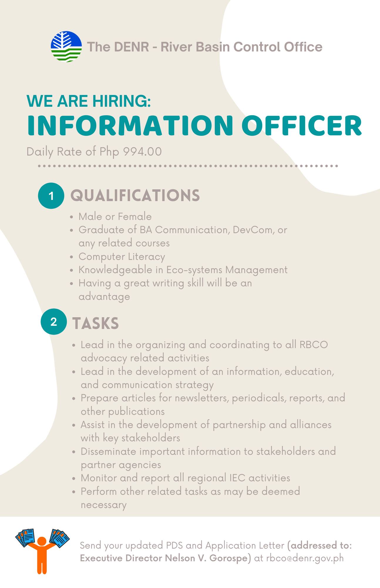WE ARE HIRING!!! We are... - River Basin Control Office | Facebook