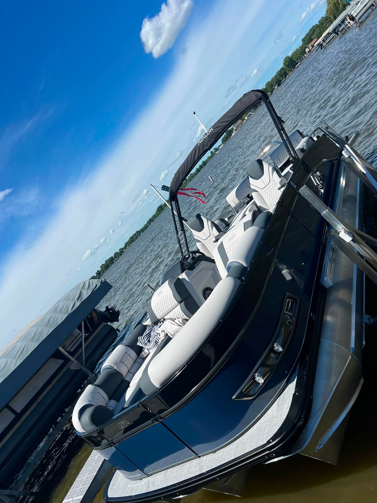 Is the Bimini wiring on an Avalon Saltwater series 2385 Catalina