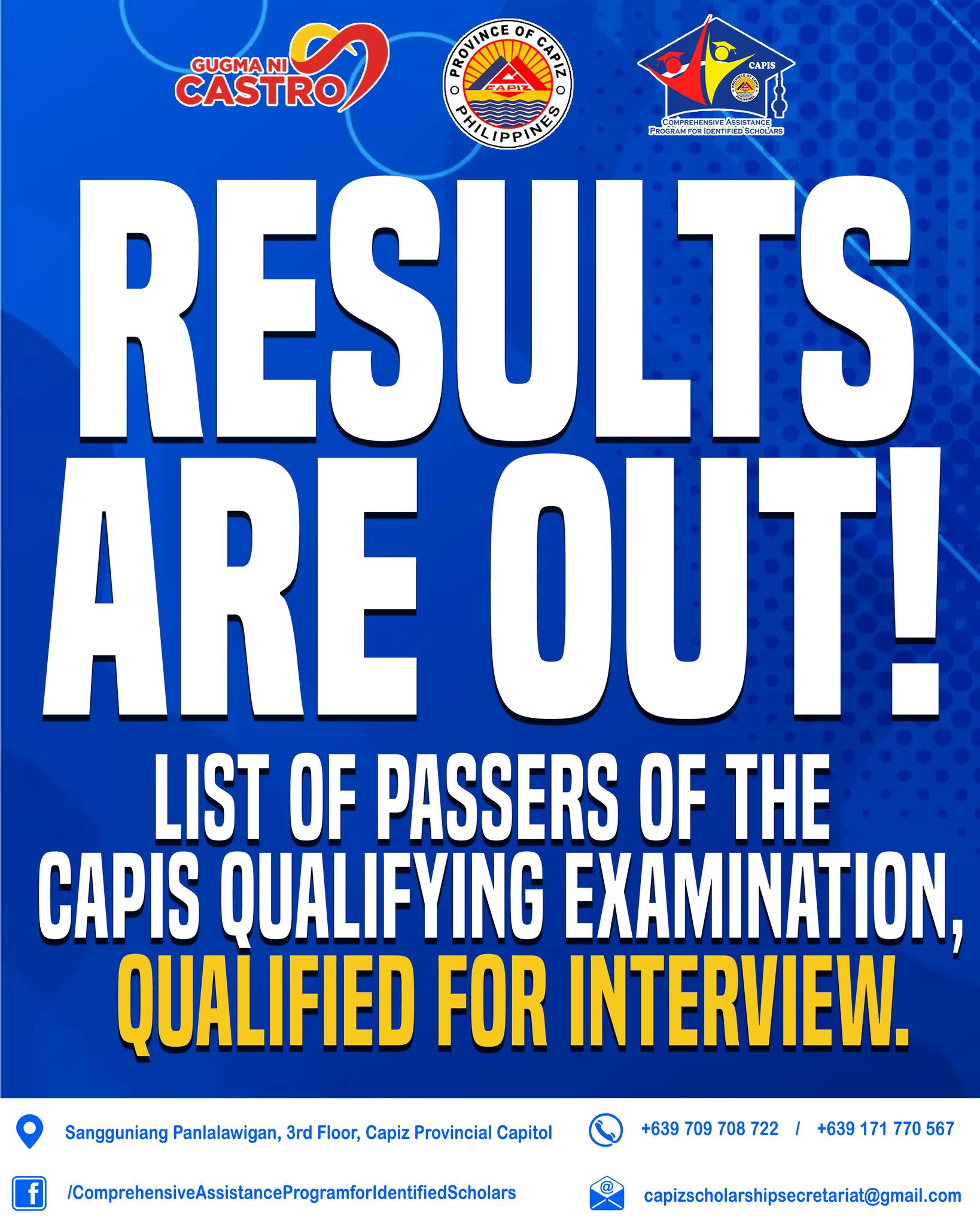 RESULTS ARE OUT! Here is the COMPLETE LIST OF PASSERS for 1st and 2nd ...