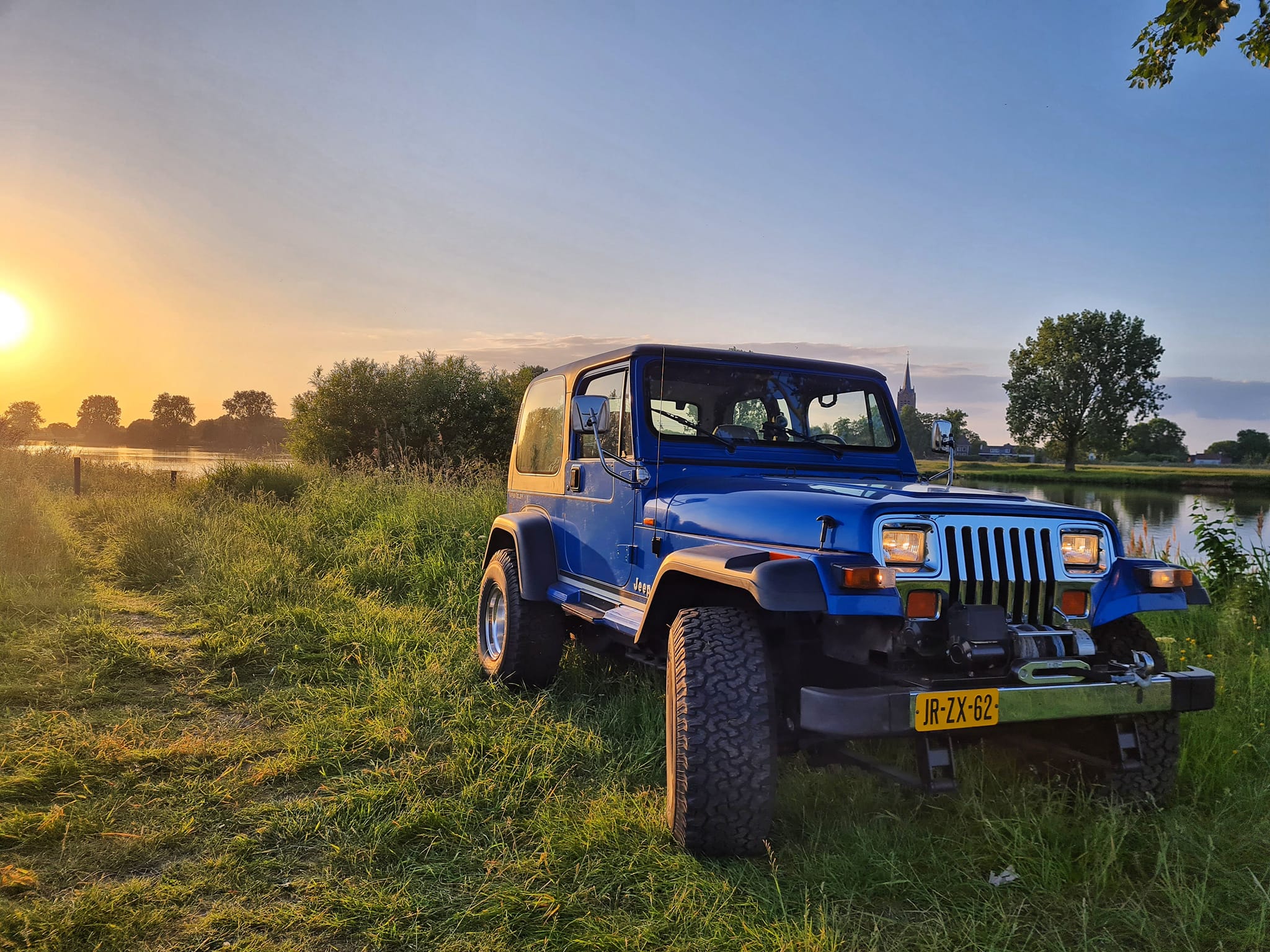 Weekends are much better in a Jeep. My 89 wrangler.