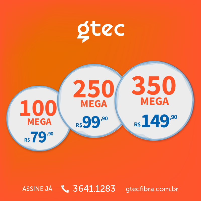 Planos de internet fibra... - GTEC Soluções Tecnológicas | Facebook