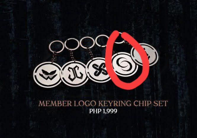 SB19 MEMBER LOGO KEYRING CHIP SET キーホルダー SB19 member logo keyring chip set for sale