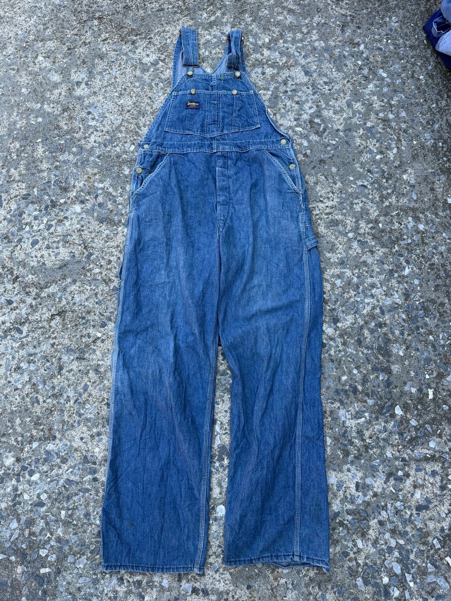 Oshkosh vintage denim overalls Made in USA