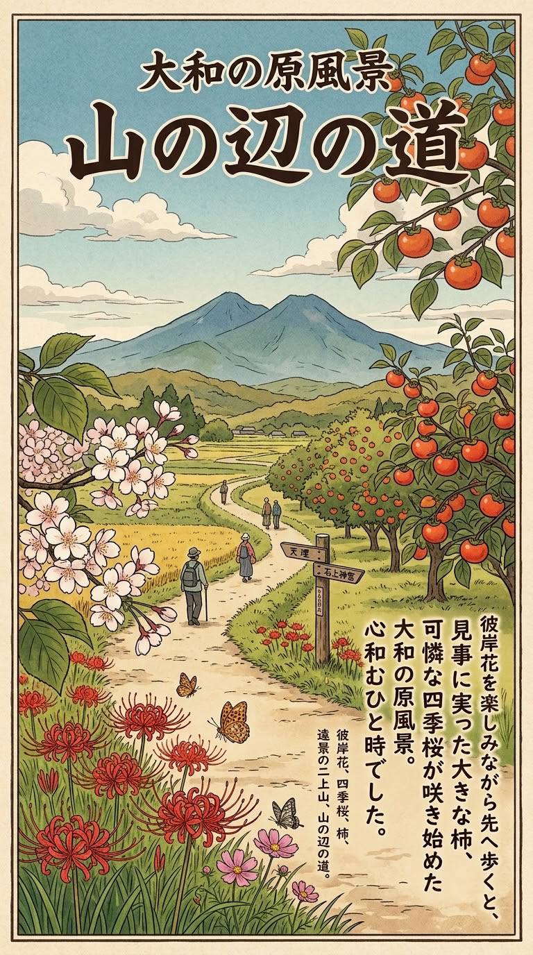 明日香村 河津桜見頃です。 春の訪れを告げる菜の花も咲いていました