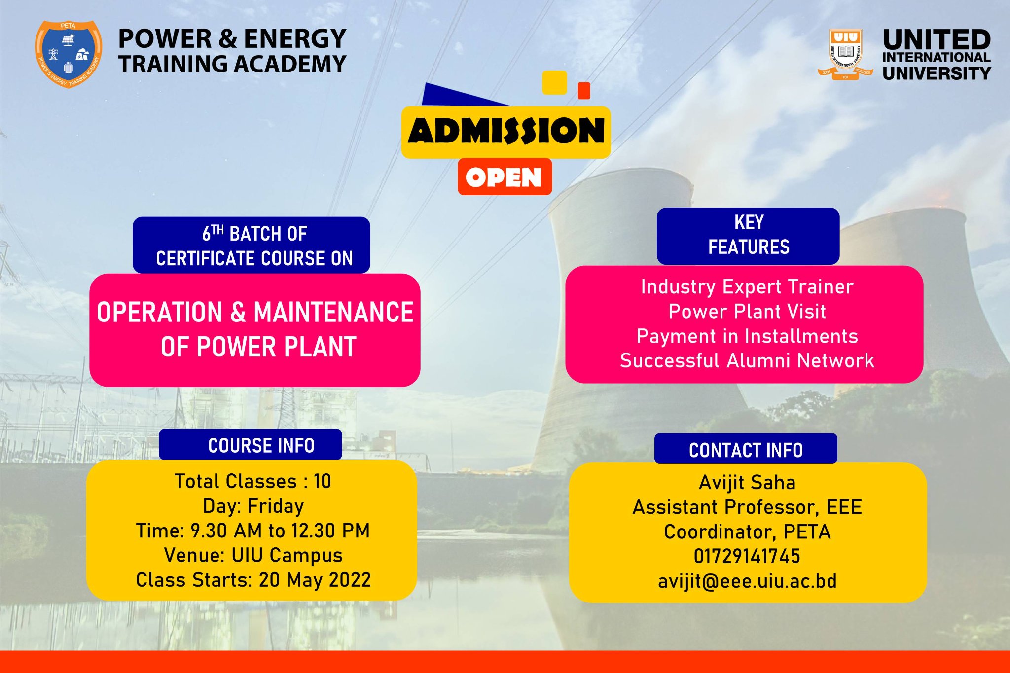 Power & Energy Training Academy - PETA, UIU