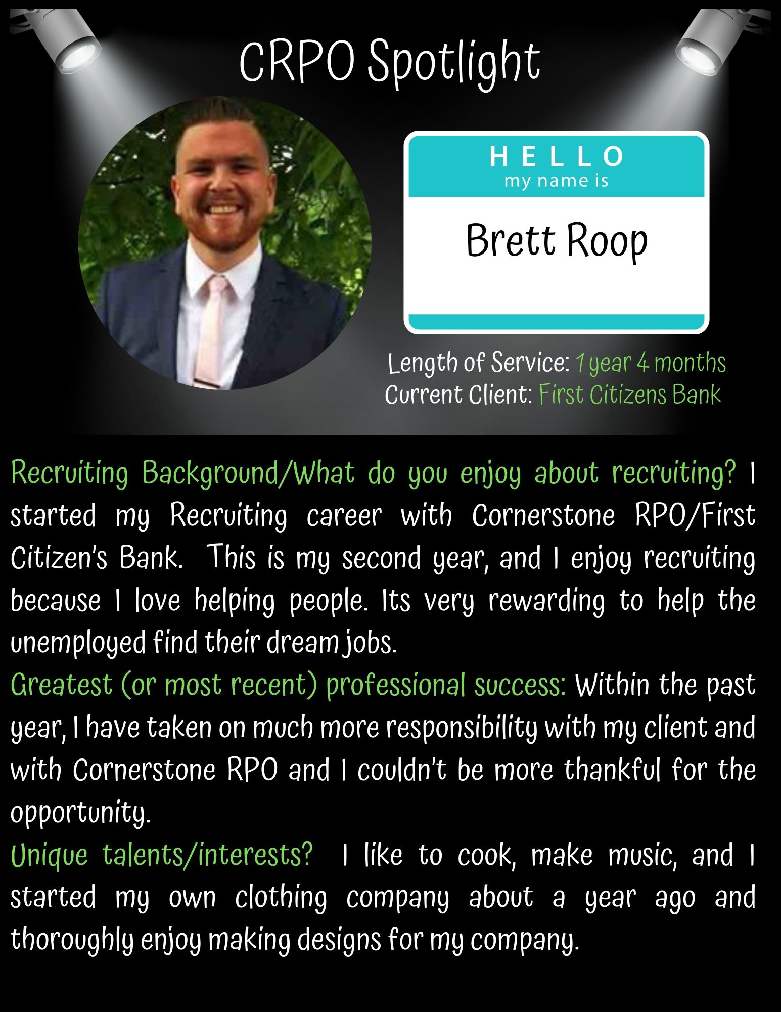 Cornerstone RPO - Get to know the #CRPO team. Say HELLO to...