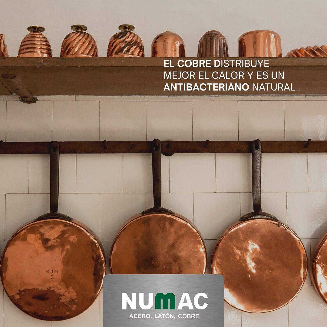 Numac S A S - El cobre es el mejor metal en la cocina por... | Facebook