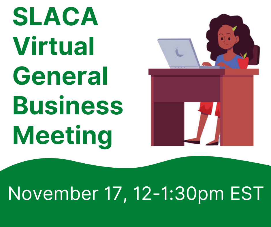 A friendly reminder that the 2020 SLACA (Society for Latin American and ...