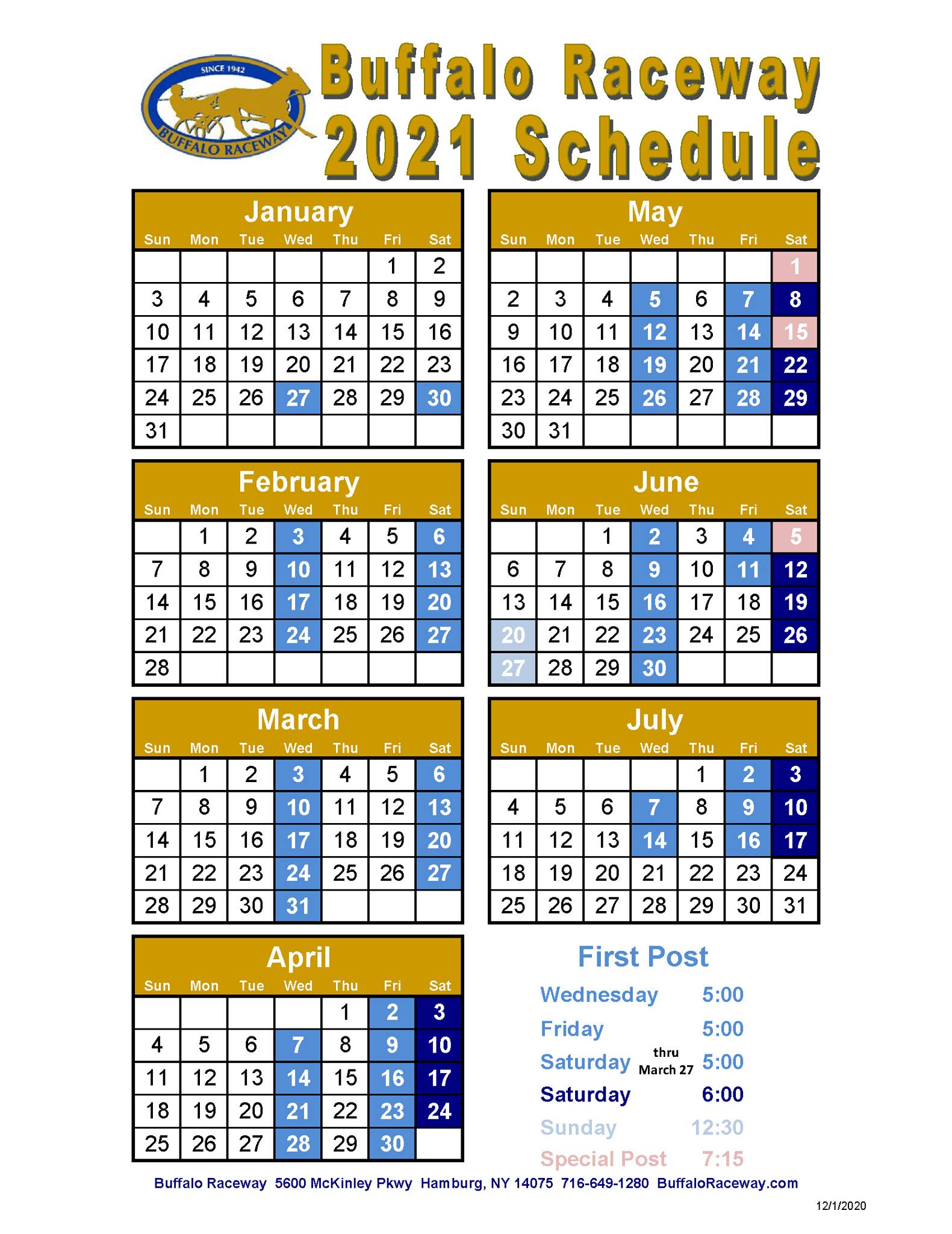 Buffalo Raceway - The Buffalo Raceway 2021 racing dates...