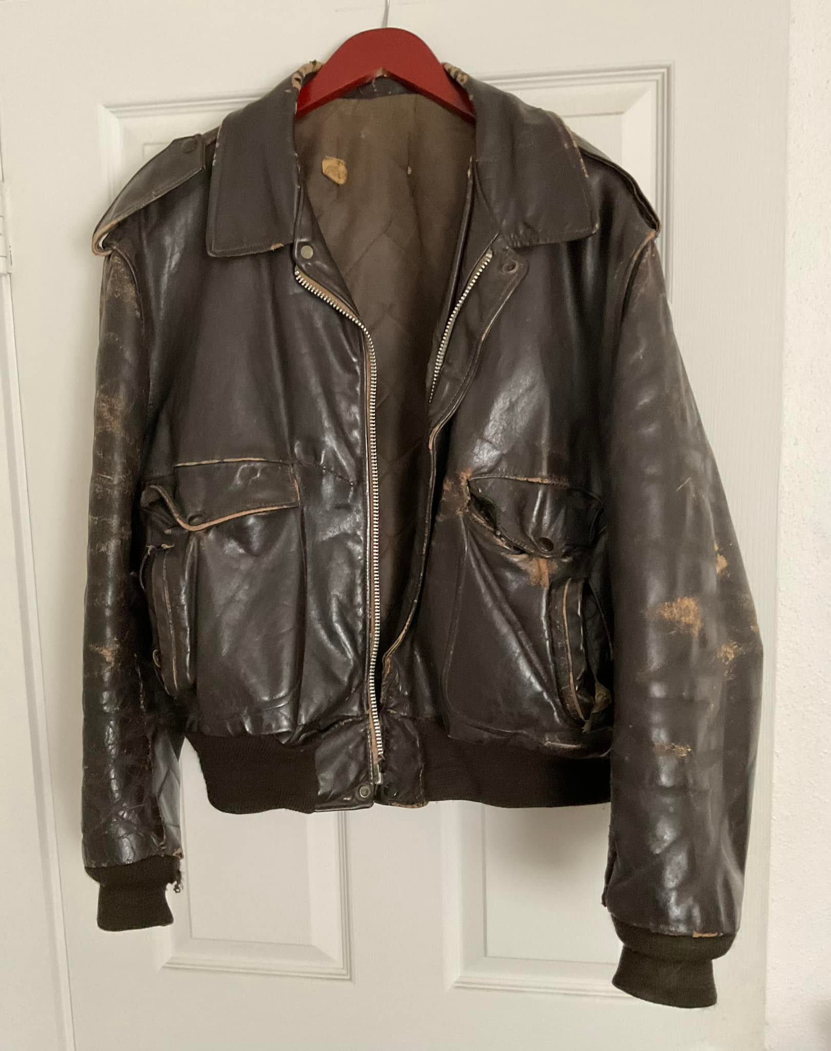 Schott Bros horsehide bomber jacket repair or replacement