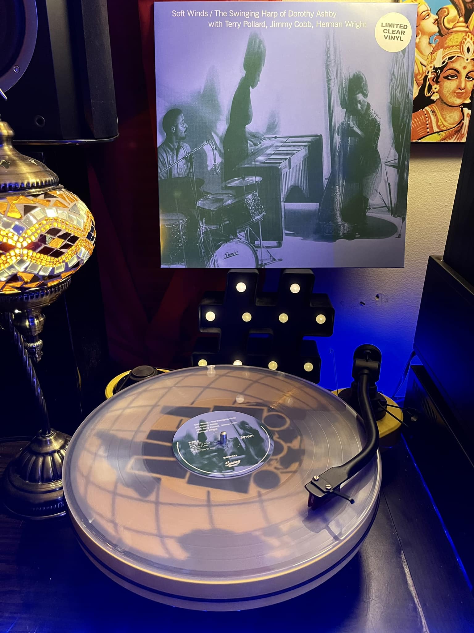 Dorothy Ashby's Hip Harp with Frank Wess on clear vinyl