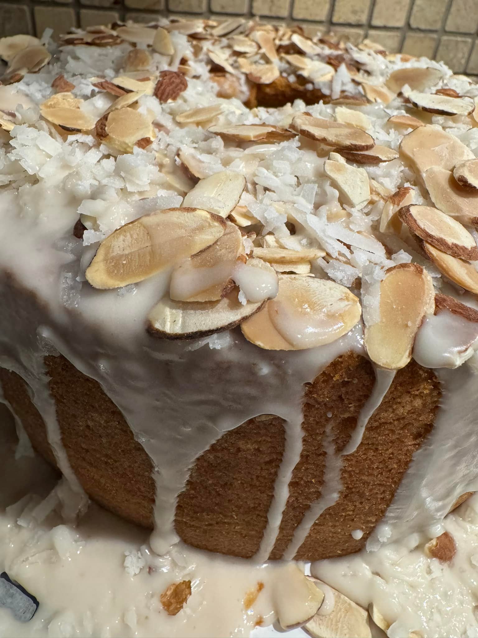 The Coconut Crunch Cake will... - Jenn Jenn’s Peace of Cake