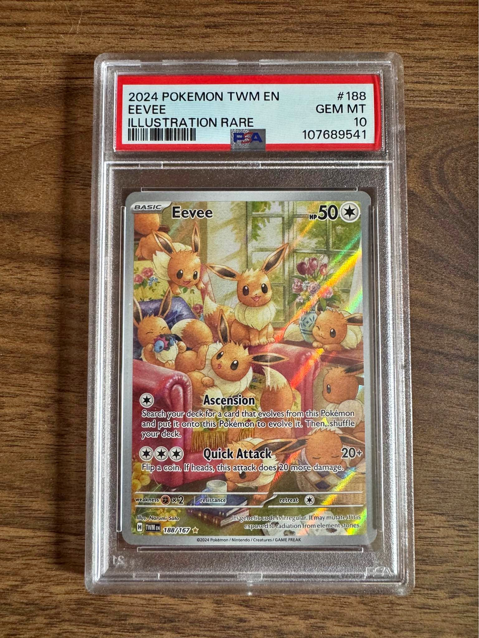 188 167 pokemon card Pokémon Twilight Masqurade Eevee 188/167 – Grail Collectibles AZ but none should be too severe or at too high a volume Eevee 2024 Scarlet & Violet: