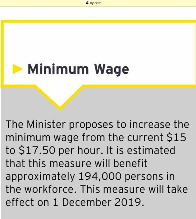Please Note The Minimum Wage Increase Trinidad And Tobago