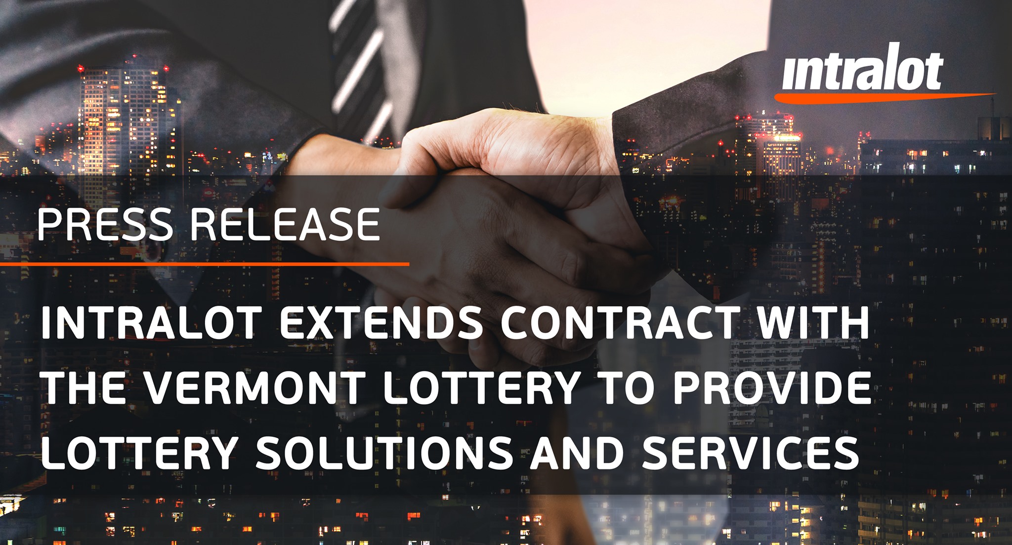 Intralot - We are pleased to announce that our U.S. subsidiary ...