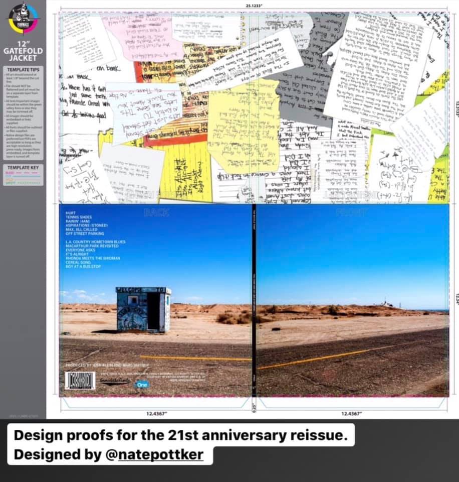 Josh - Design proofs for the 21st Anniversary re-issue of The Bicycle ...