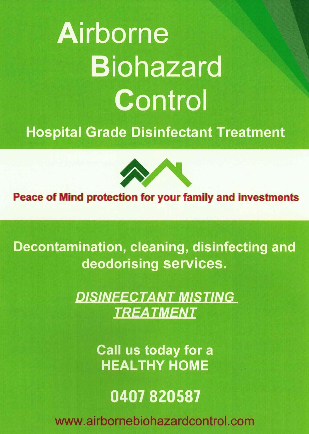 Airborne Biohazard Control
