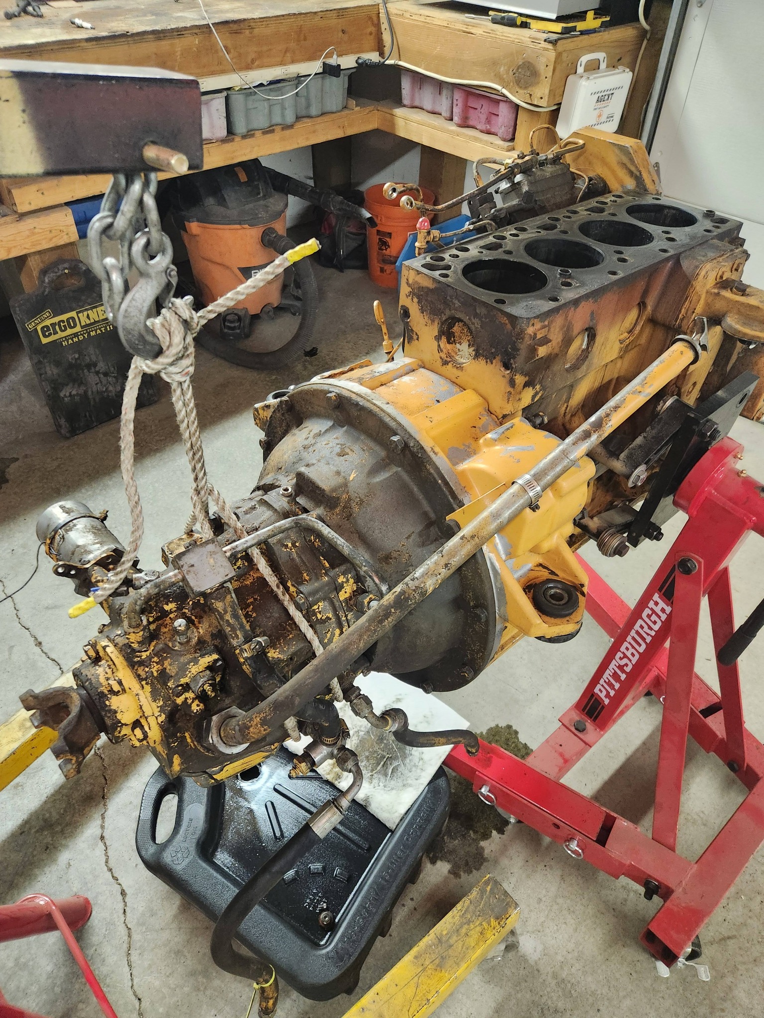 Rebuilding Case 580 backhoe shuttle shift with .004 clearance issue