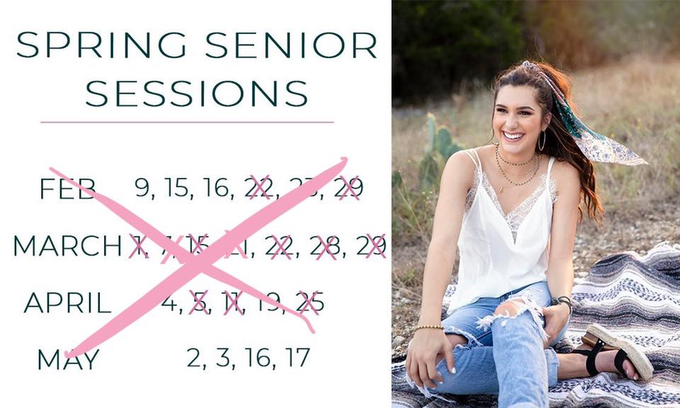 Lafotography - Update: Calendar is officially BOOKED! All Senior ...