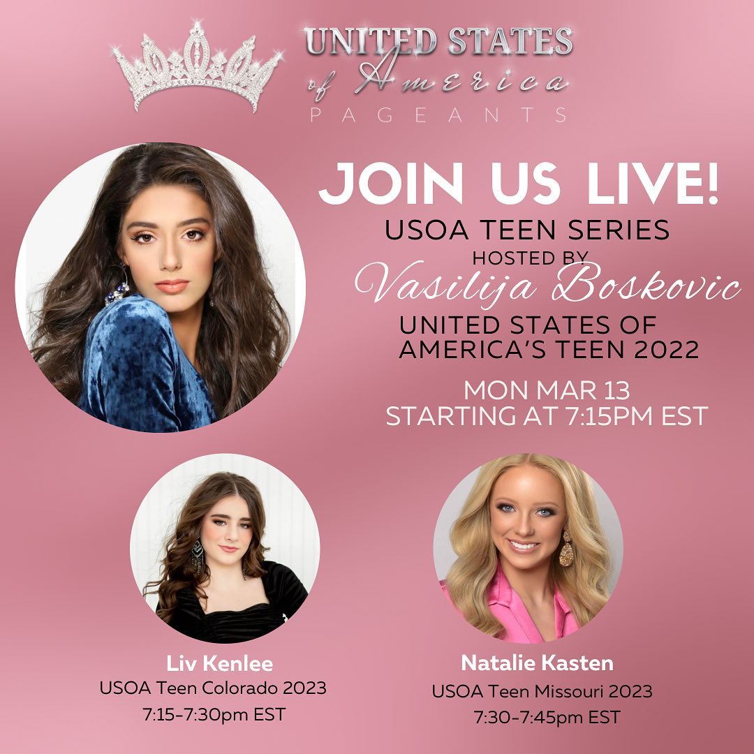 United States of America Pageants - Join us LIVE on Instagram Monday ...