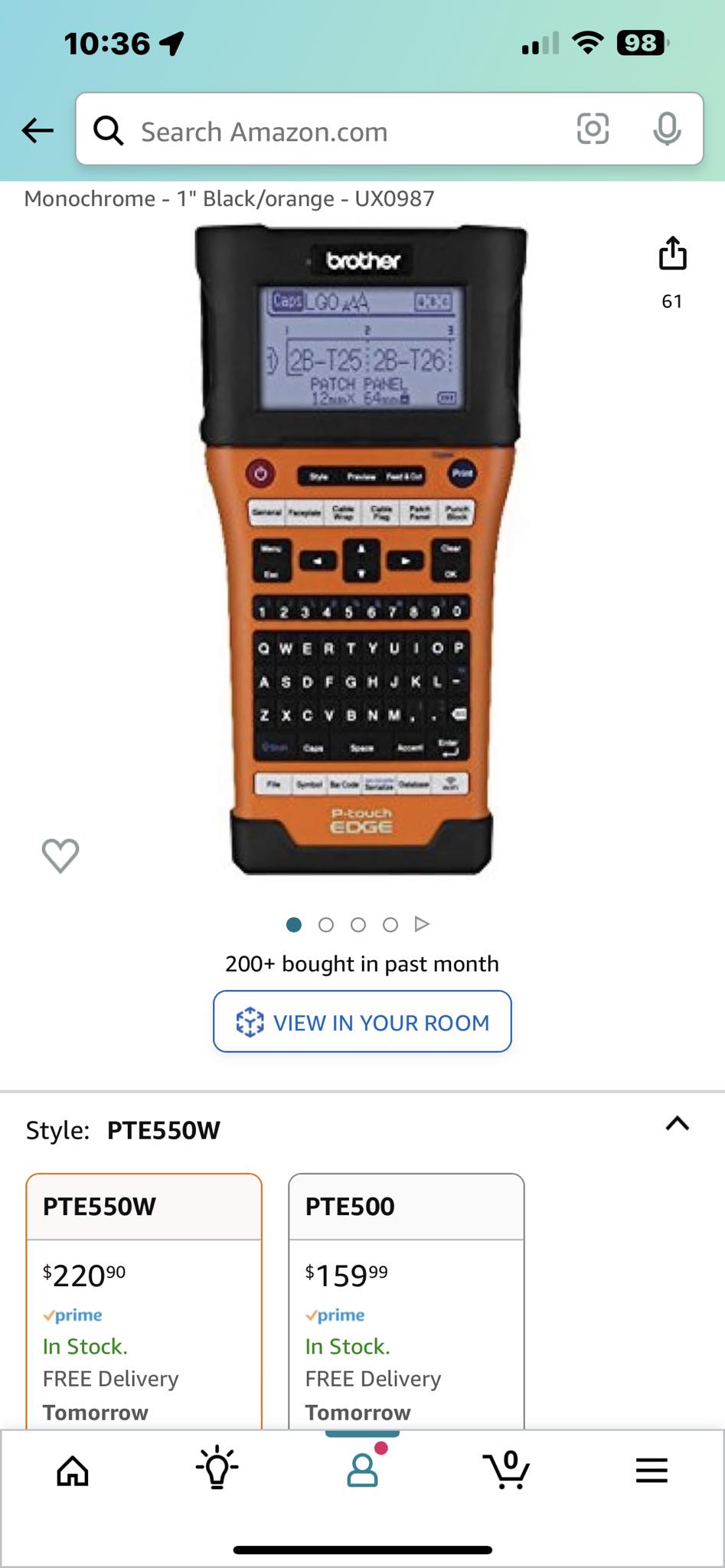 $19.99 (regularly $29.99) on Amazon!!! Brother P-Touch PT-N20