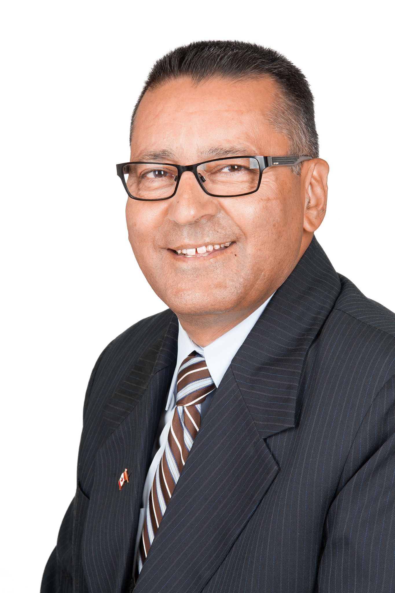 Devinder Shory - Outside the Veterans Housing in downtown Calgary ...