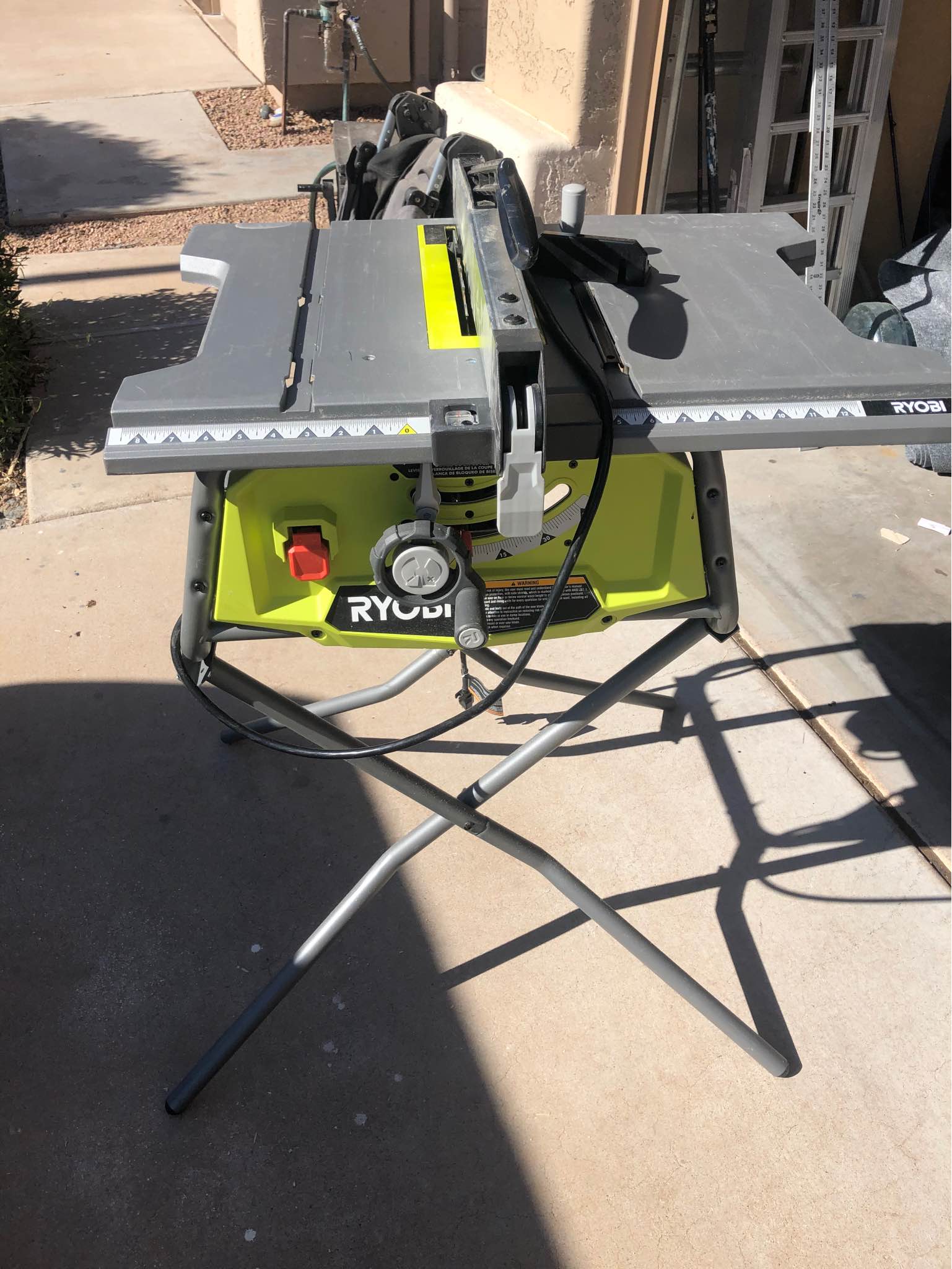 RYOBI 10”Table saw