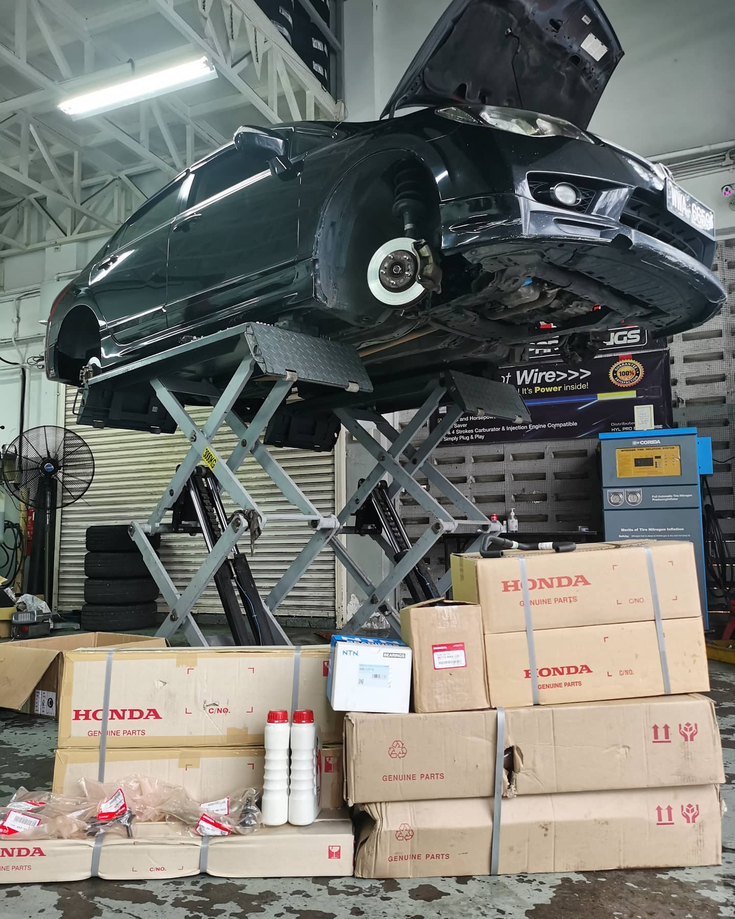 Honda Civic FD1 getting it... - Acanta Autotech Sdn Bhd