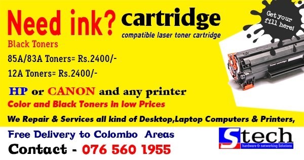 S Tech Toner Cartridges Cartridge Hp 650 Tri Color Rs 4 350 Cartridge Hp 680 Tri Colour Rs 2 550 Cartridge Hp 678 Tri Colour Rs 2 250 Cartridge Hp 650 Black Rs 3 650 Cartridge Hp 680 Black Rs 2 550 Cartridge Hp 678 Black