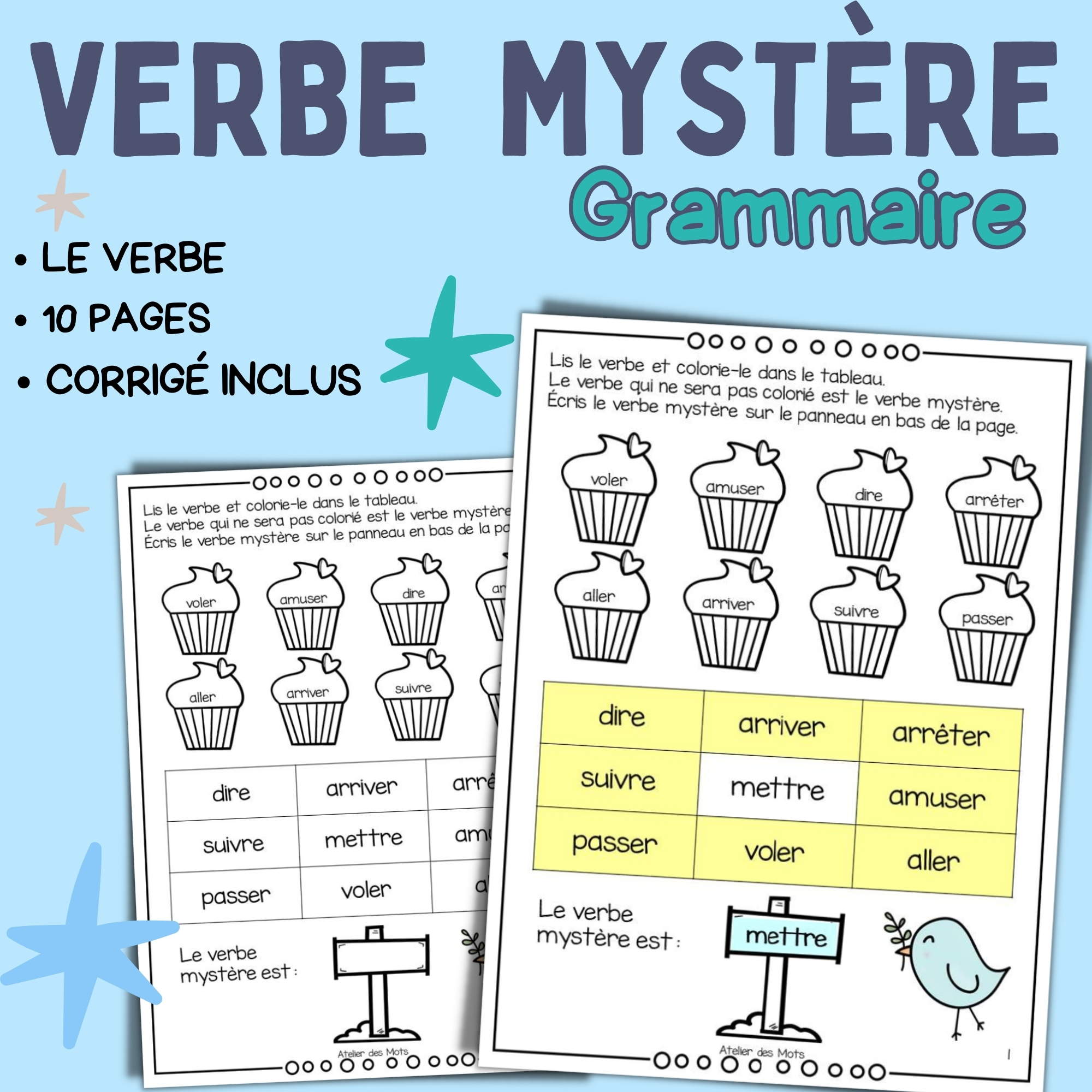 On continue à réviser les verbes !