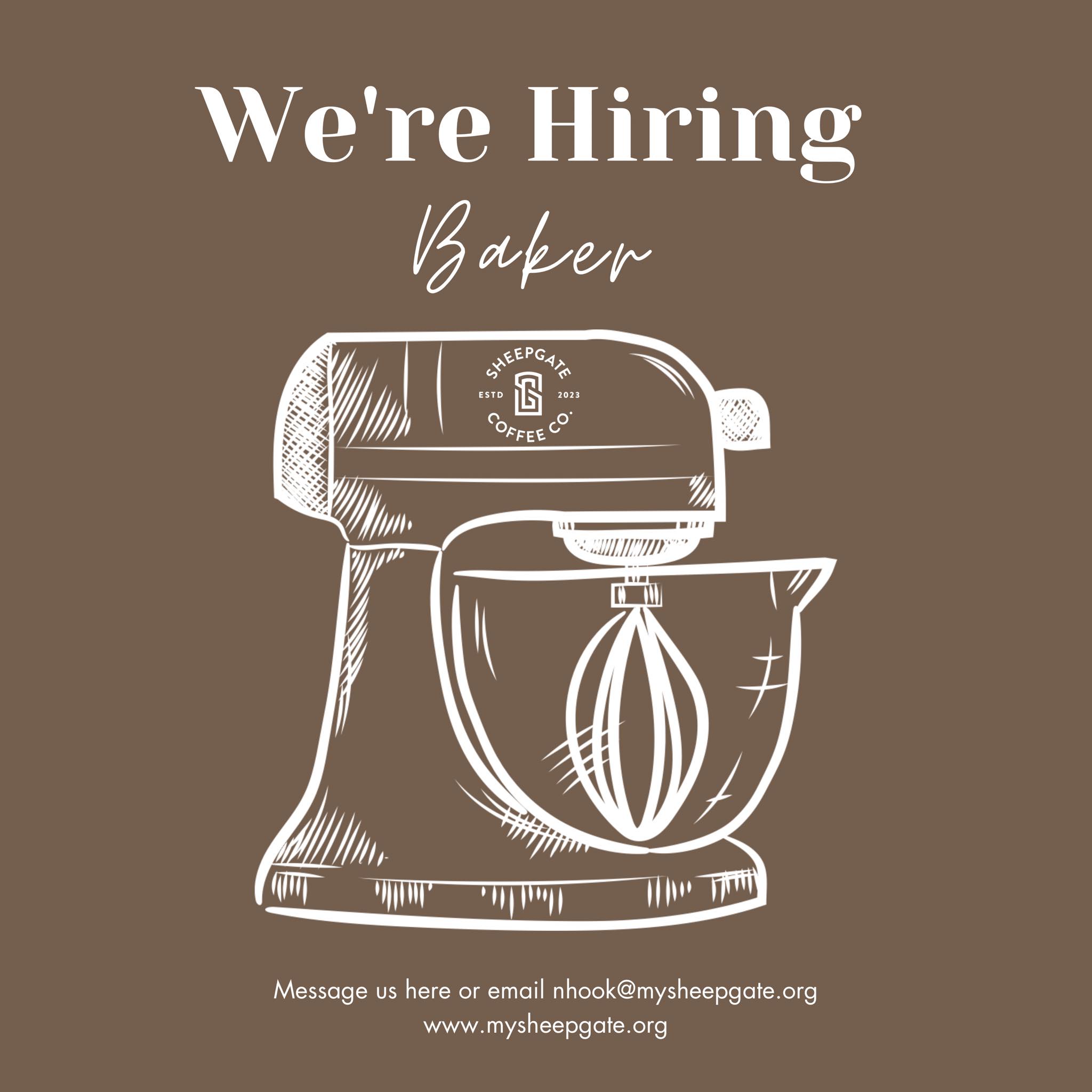 SheepGate - We're hiring a part time baker to craft artisan baked goods ...