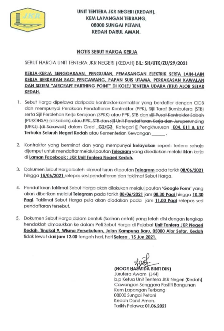 Jkr Unit Tentera Negeri Kedah