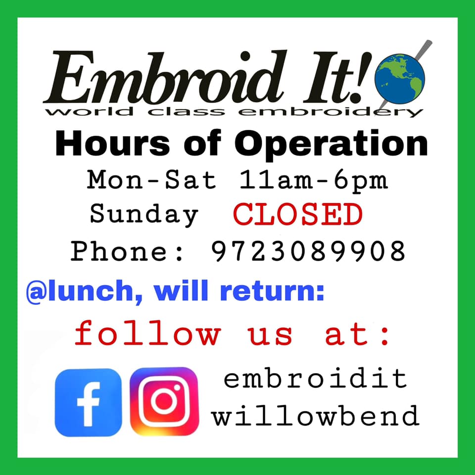 Embroid It | Plano TX