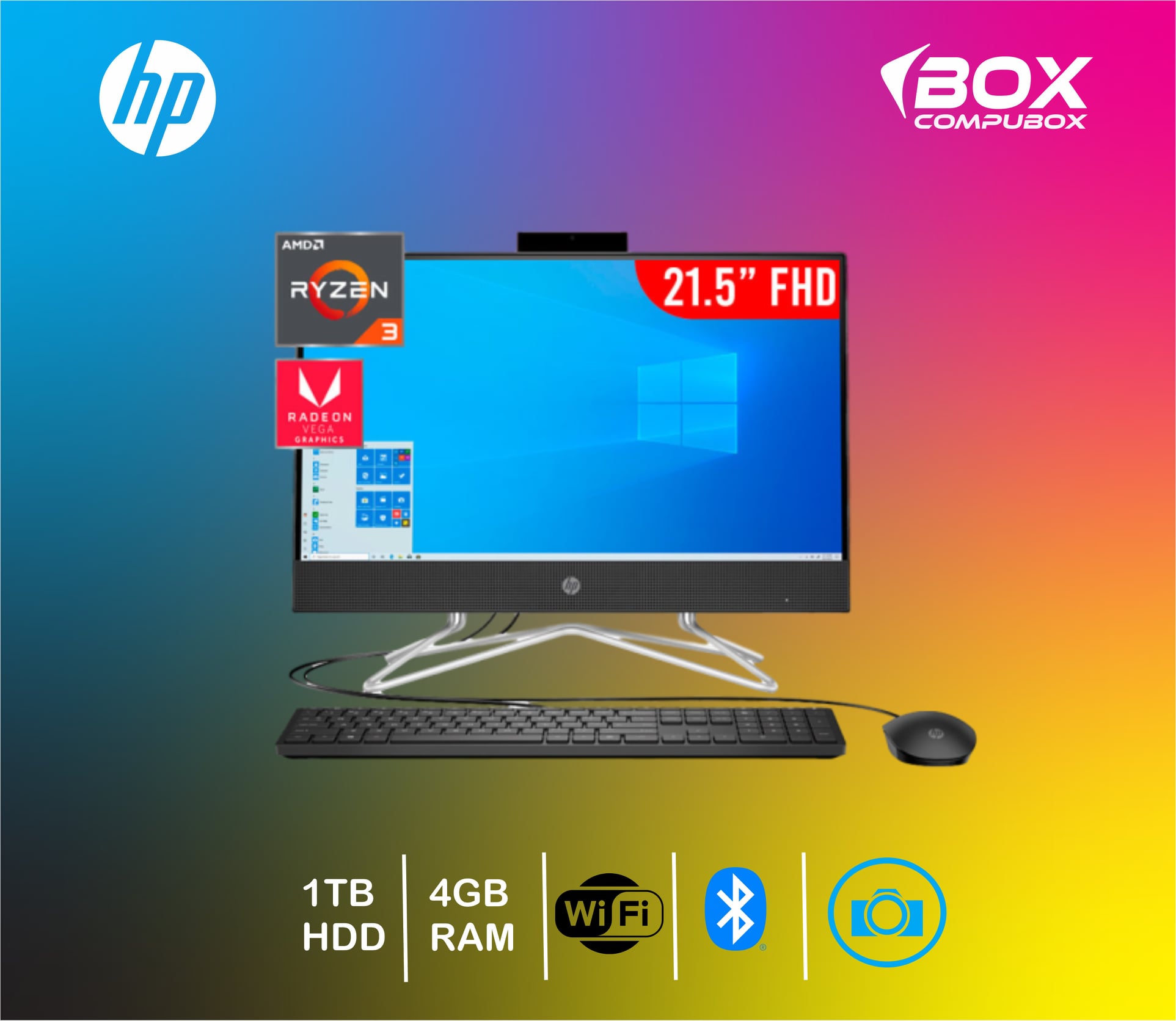 COMPUBOX - All In One hp 22-c101la La mejor combinación de... | Facebook