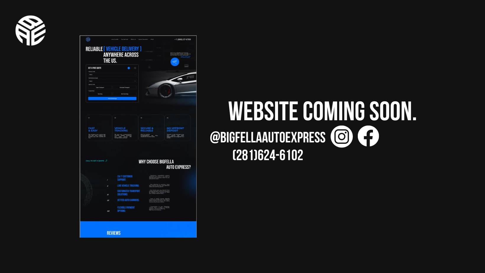 Our official website will be... - Bigfella Auto Express | Facebook
