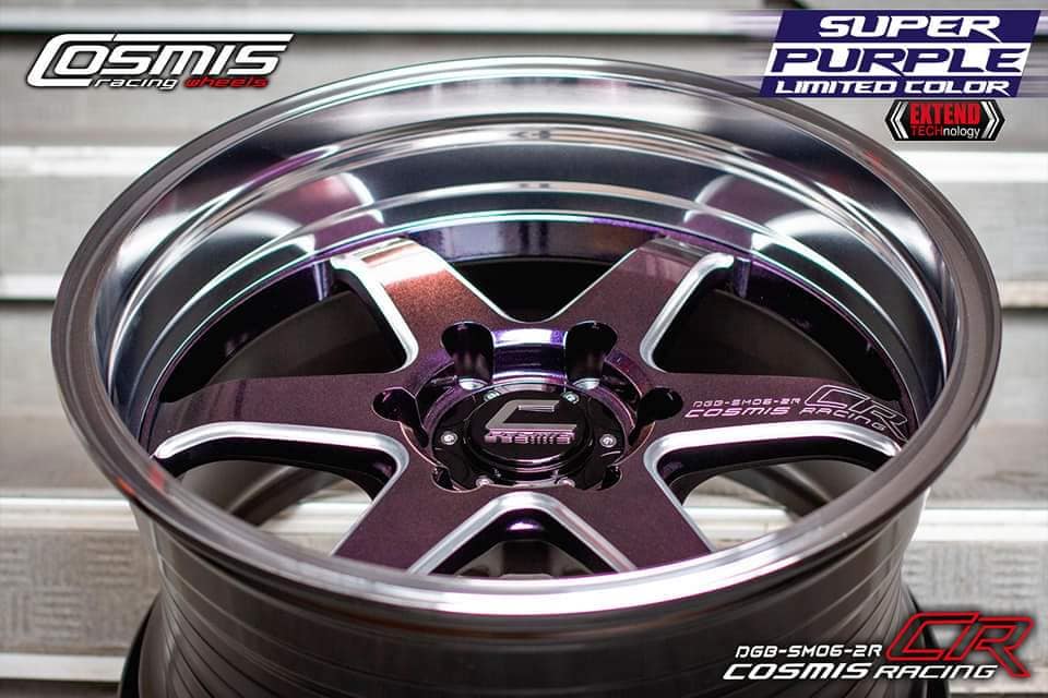 Cosmis Wheel - SM-06 SUPER PURPLE ใหม่ล่าสุด กับสีสไตล์...