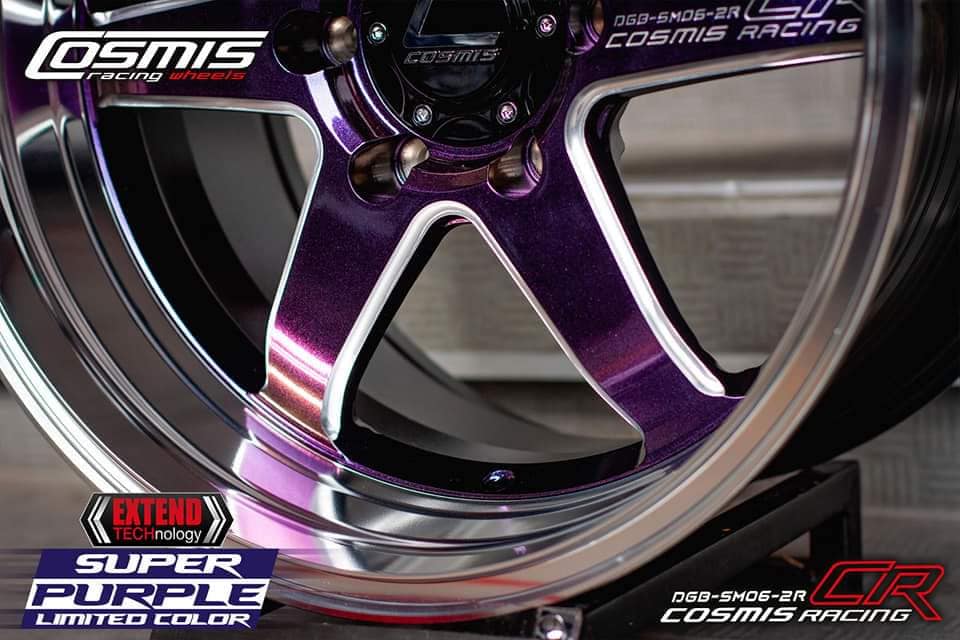 Cosmis Wheel - SM-06 SUPER PURPLE ใหม่ล่าสุด กับสีสไตล์...