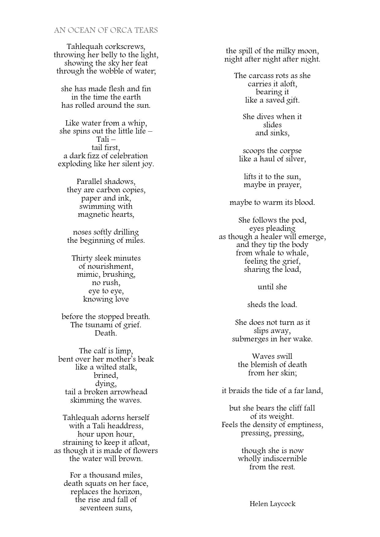 Today is #WorldWhaleDay I shared a poem when I first joined called 