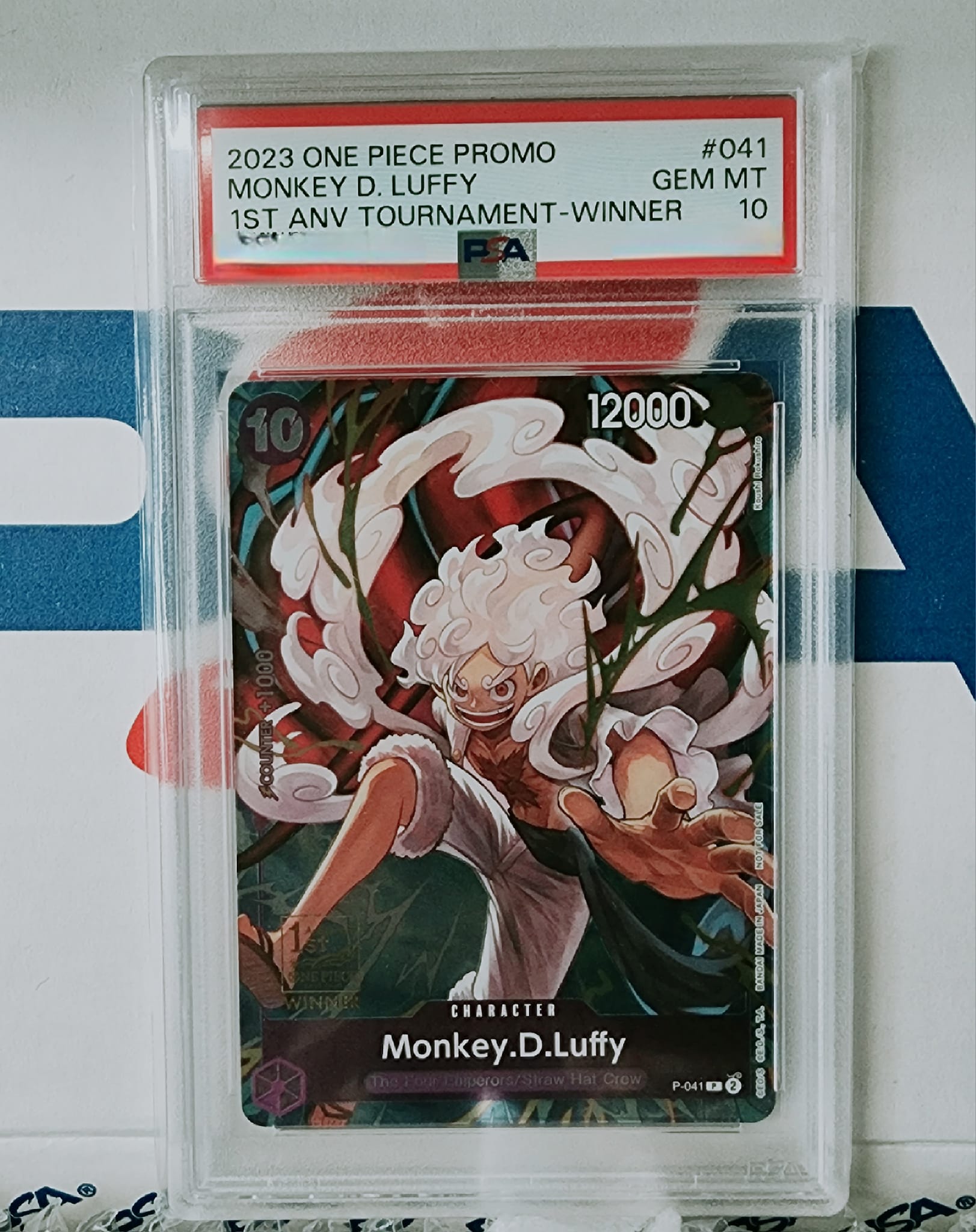 The 2022 One Piece Super Pre-Release Winner Monkey D. Luffy No. P 
