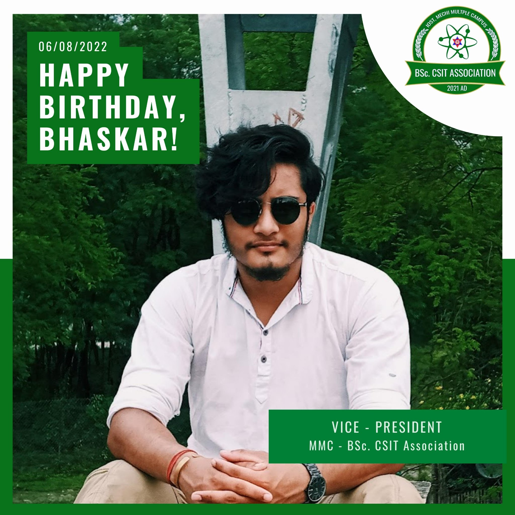 Happy Birthday to the Vice... - MMC - B.Sc. CSIT Association | Facebook