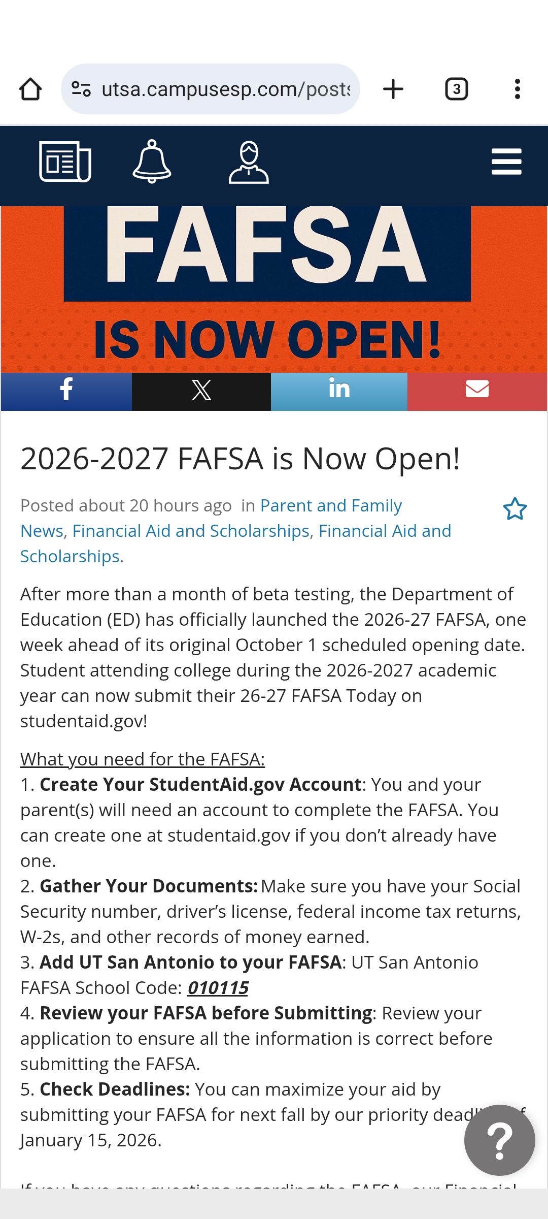 Parents of Class of 2026 | Facebook