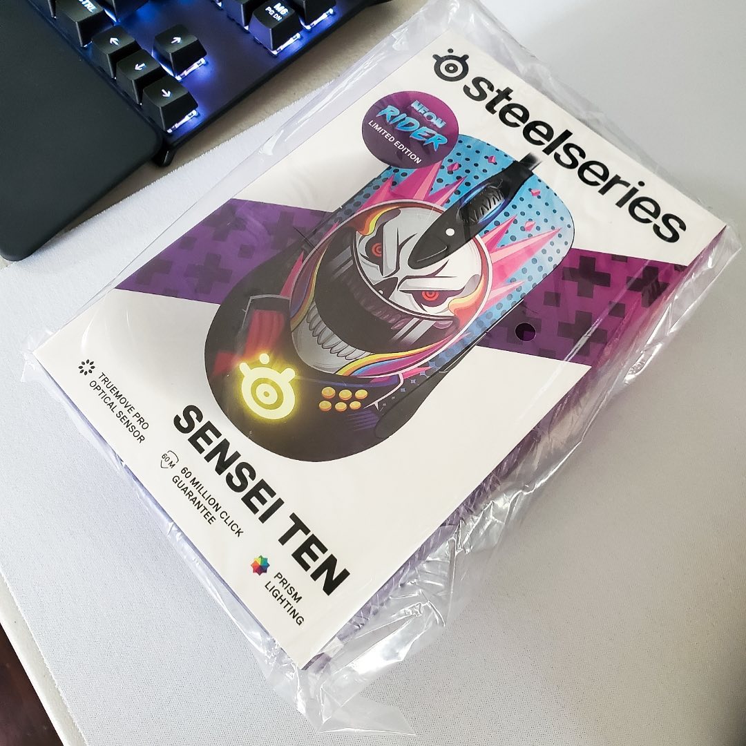 SteelSeries - imagine unboxing this Neon Rider Sensei Ten mouse and ...