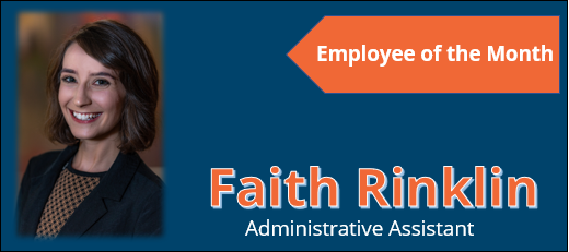 PRADCO - Congratulations to Faith Rinklin, our employee of... | Facebook