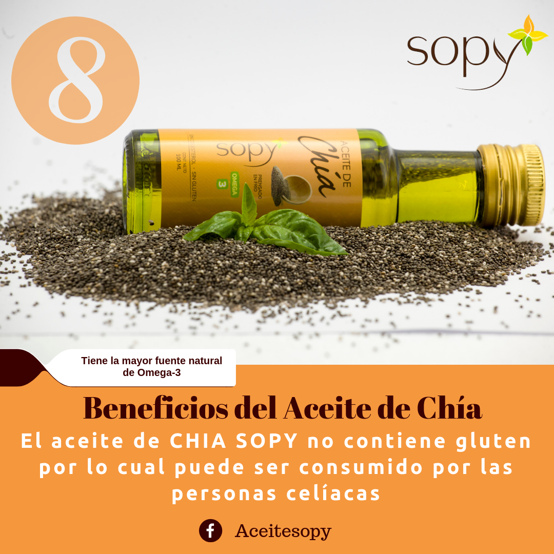 Sopy - #Beneficios del #aceitedeChía Te invitamos a... | Facebook