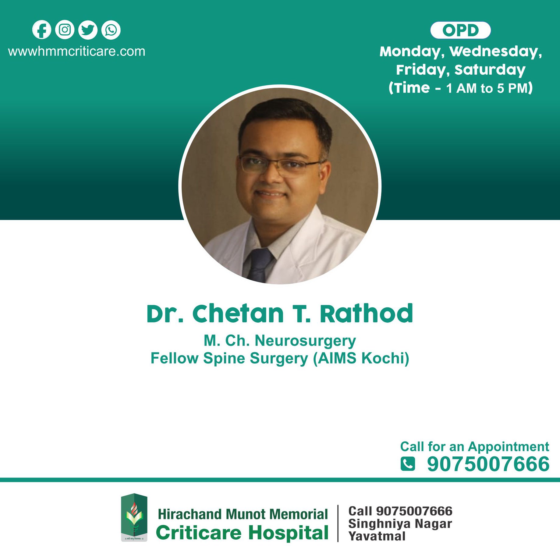 Hirachand... - Hirachand Munot Memorial Criti Care Hospital | Facebook