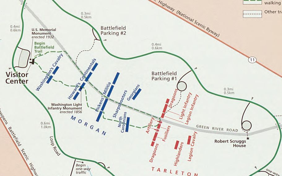 Cowpens National Battlefield - Teaching Tuesday! Linear Formation of ...