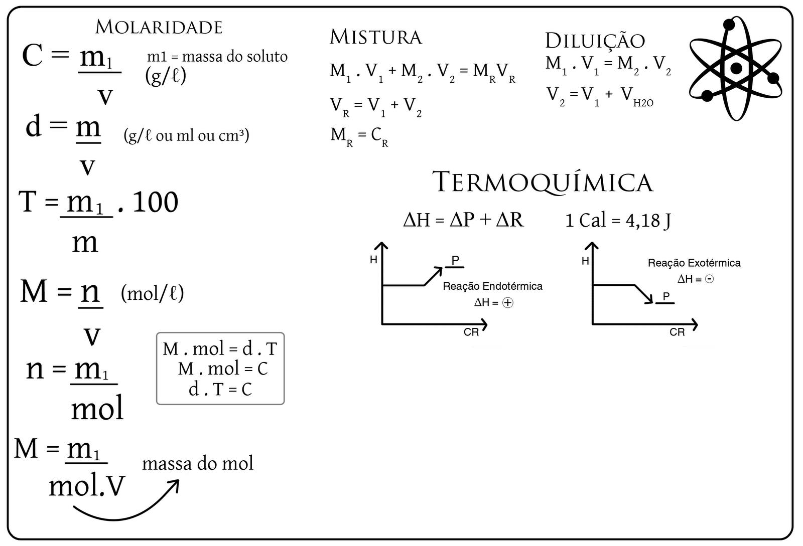 Química do Amanhã. - Formulas Químicas: CINÉTICA QUÍMICA. Cálculo para ...
