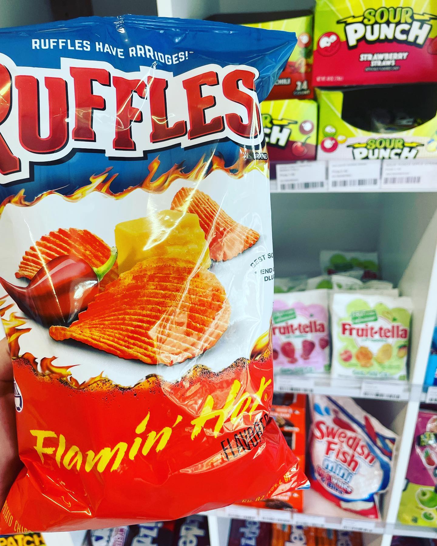Some new @ruffles Flamin hot 🥵 🔥 &... - American Kandy Box