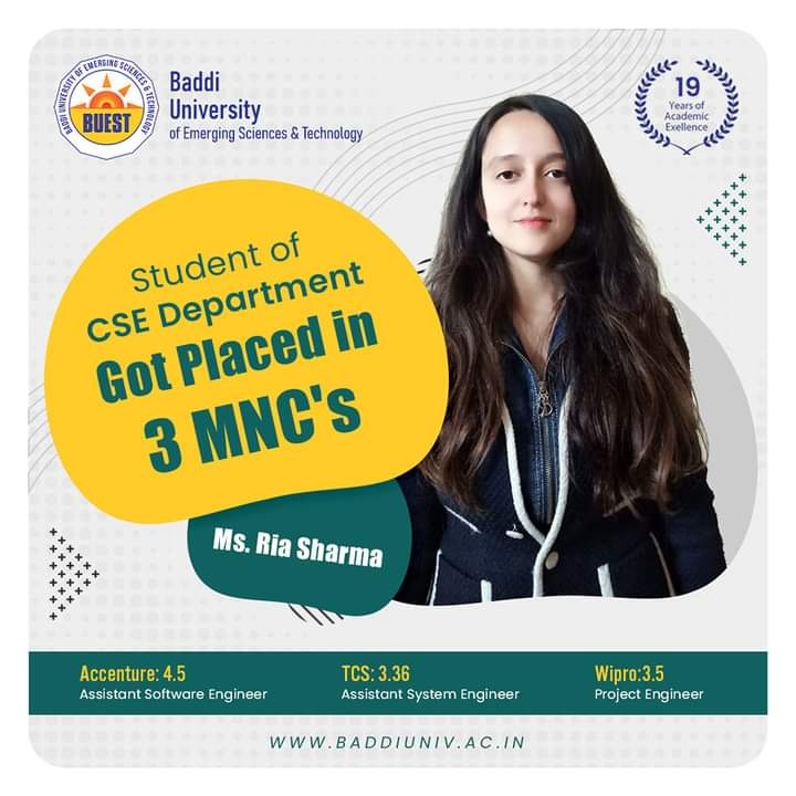 Ms. Ria Sharma, Student of... - Oblique Education Foundation